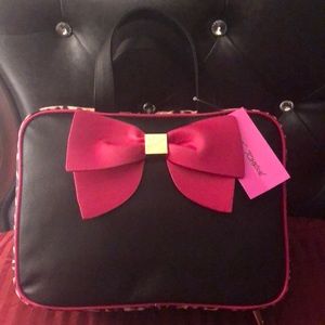 NWT BETSEY JOHNSON cosmetic weekender bag
